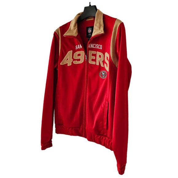 NFL Team G-III Apparel San Francisco 49ers Jacket | NWT | XS | Red Gold BLK WHT - Picture 2 of 16